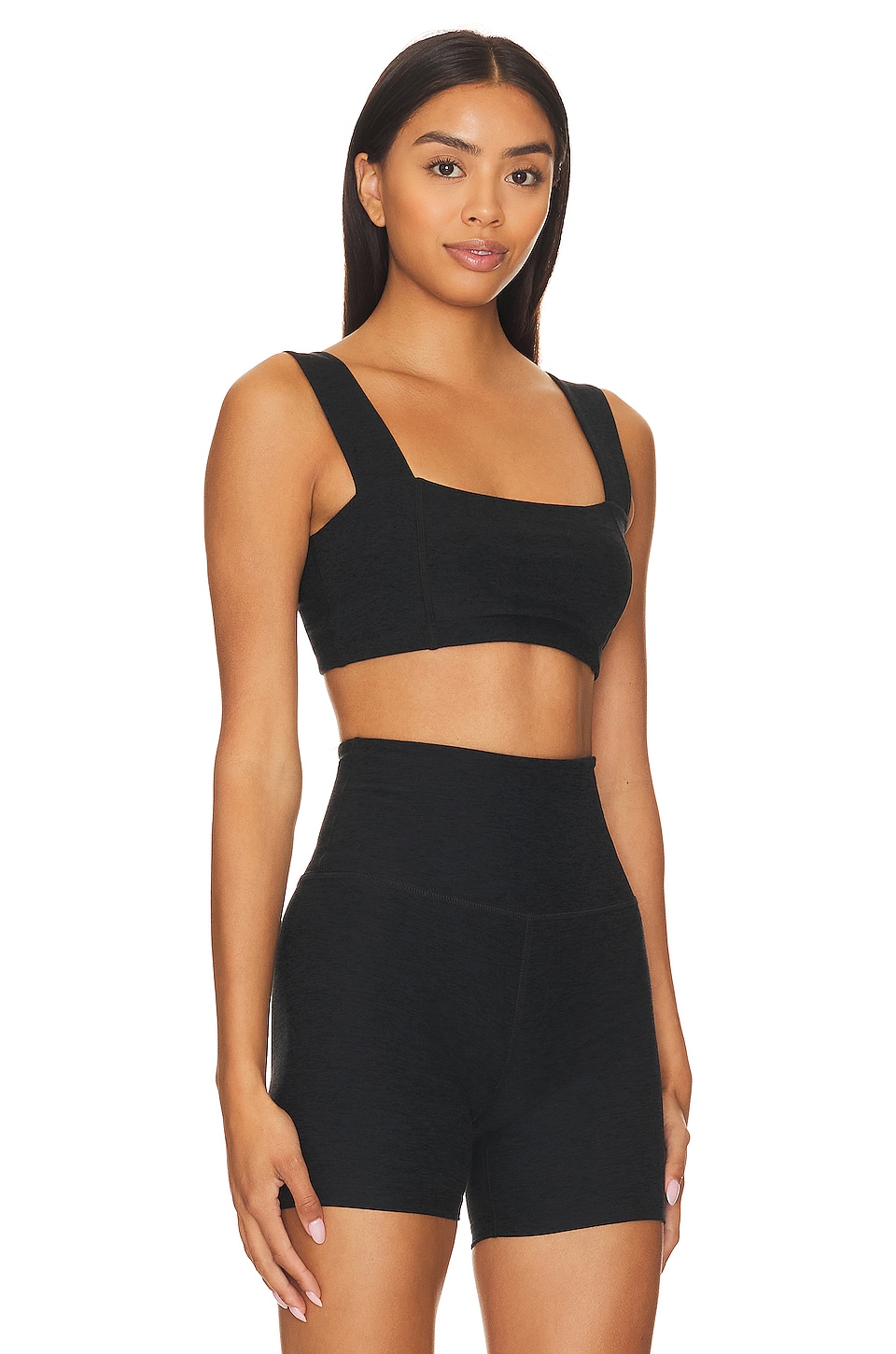 Beyond Yoga Spacedye Squared Bra in Darkest Night