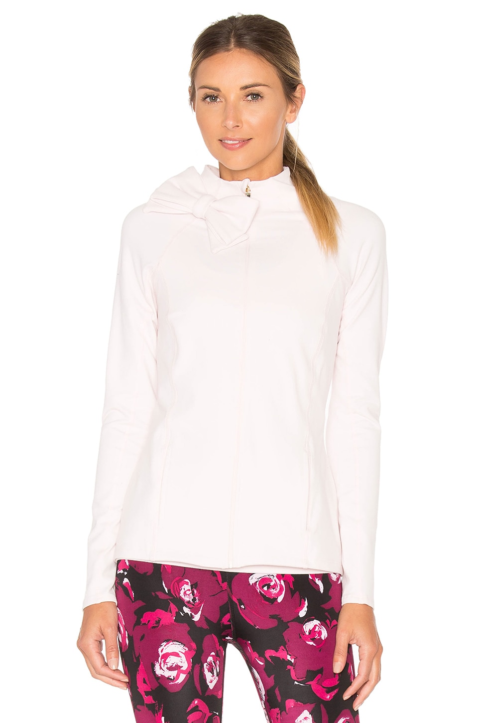 kate spade beyond yoga bow jacket