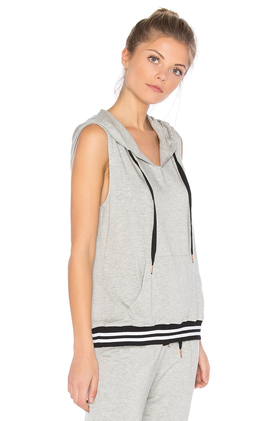 2 Stores In Stock: BEYOND YOGA Varsity Muscle Hoodie, Light Heather Grey | ModeSens