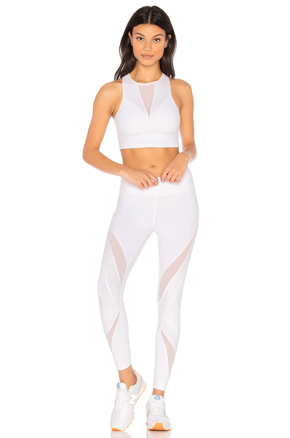 BEYOND YOGA Quilt Ahead Midi Legging in White ModeSens