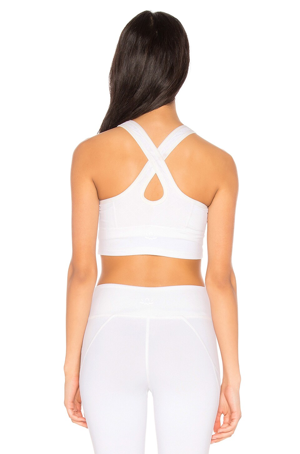 BEYOND YOGA Quilt Ahead Keyhole Bralette, White ModeSens