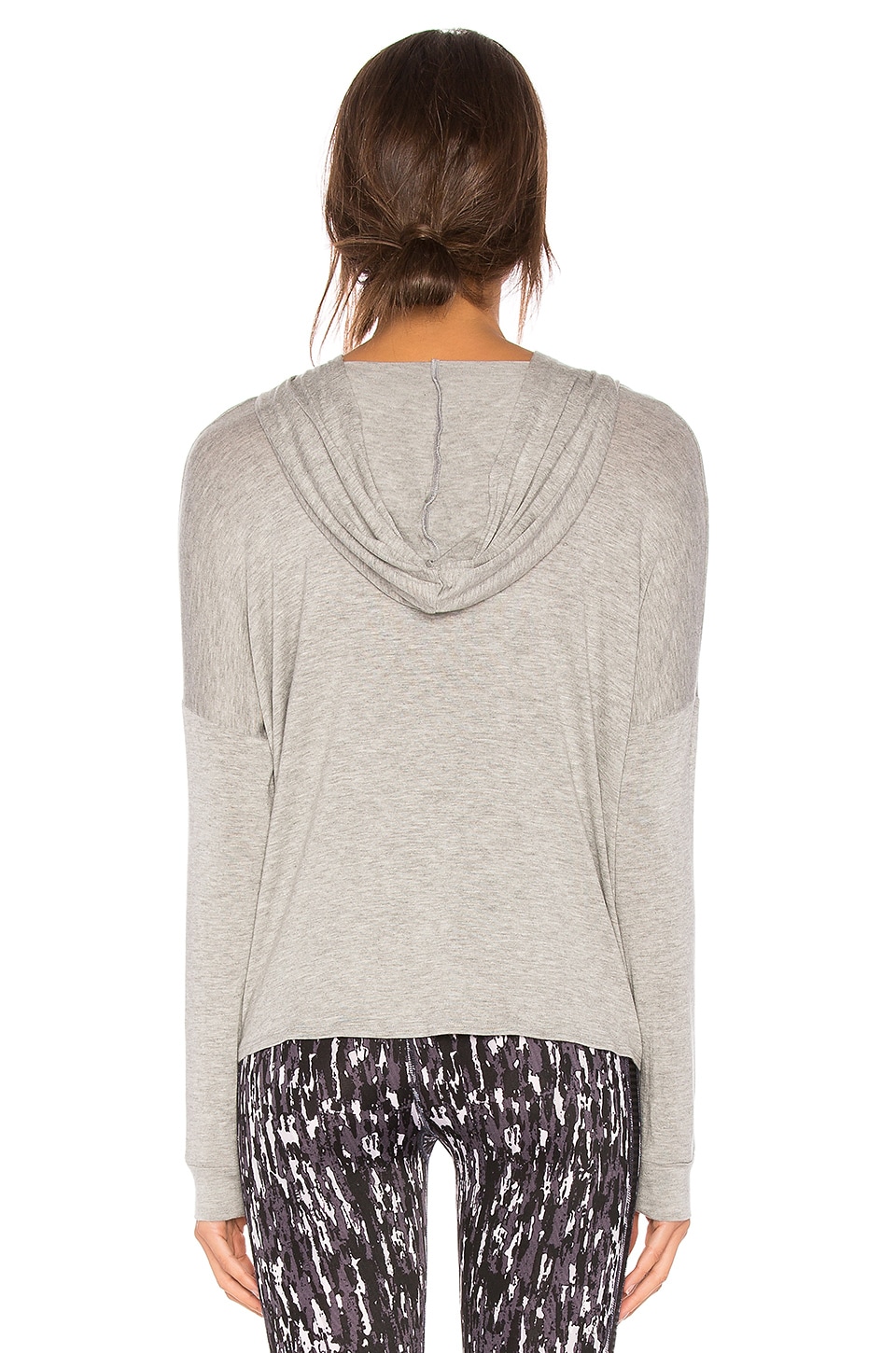 BEYOND YOGA All Tied Up Hoodie in Light Heather Grey ModeSens