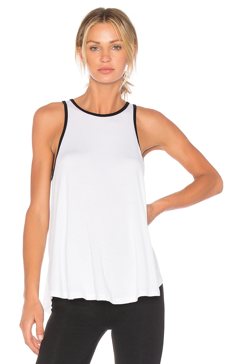 Beyond Yoga x kate spade Leaf Bow Circle Tank in White | REVOLVE