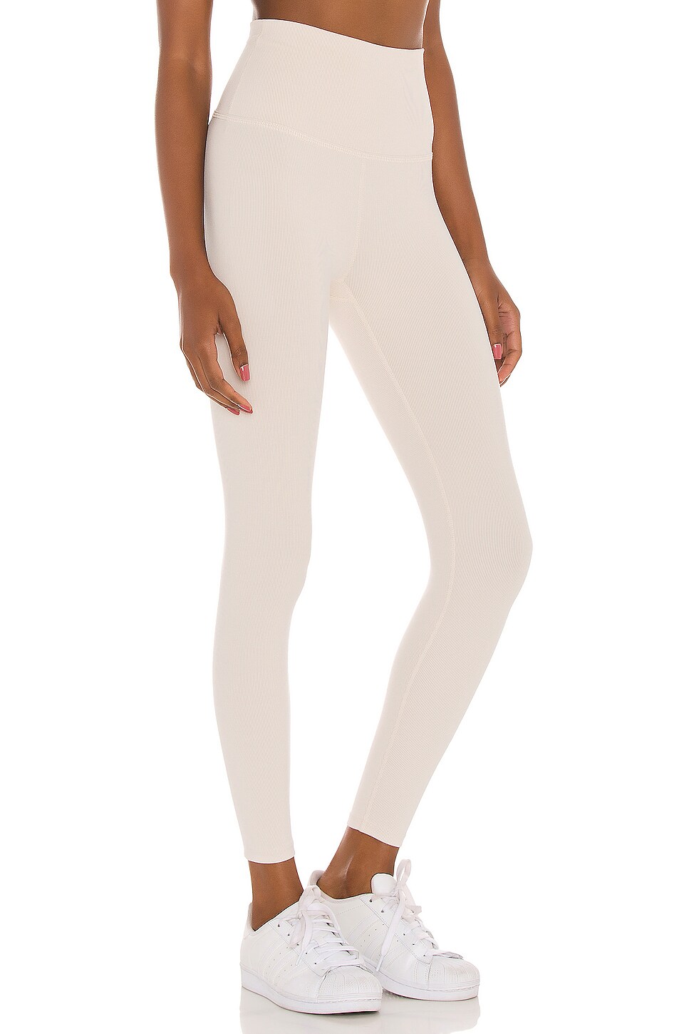 beyond yoga heather rib midi joggers