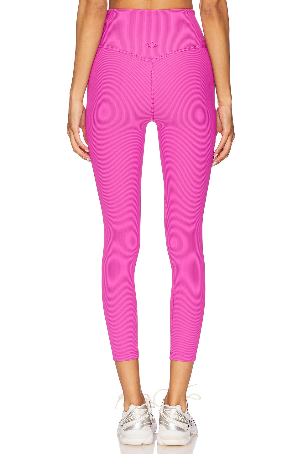 Impulse Ribbed High Waisted Midi Legging - Thumbnail 4