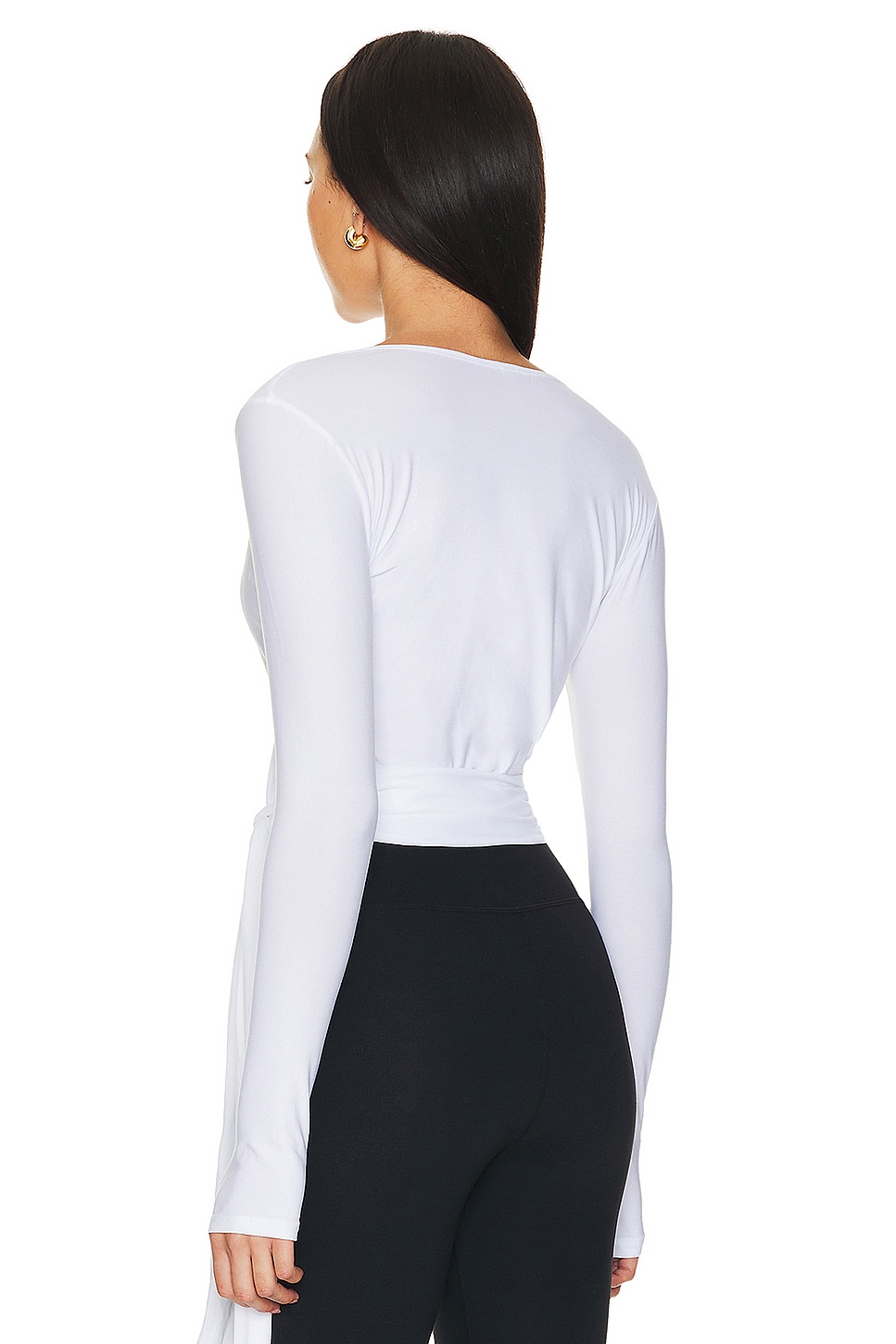 Beyond Yoga Featherweight Waist No Time Wrap Top thumbnail