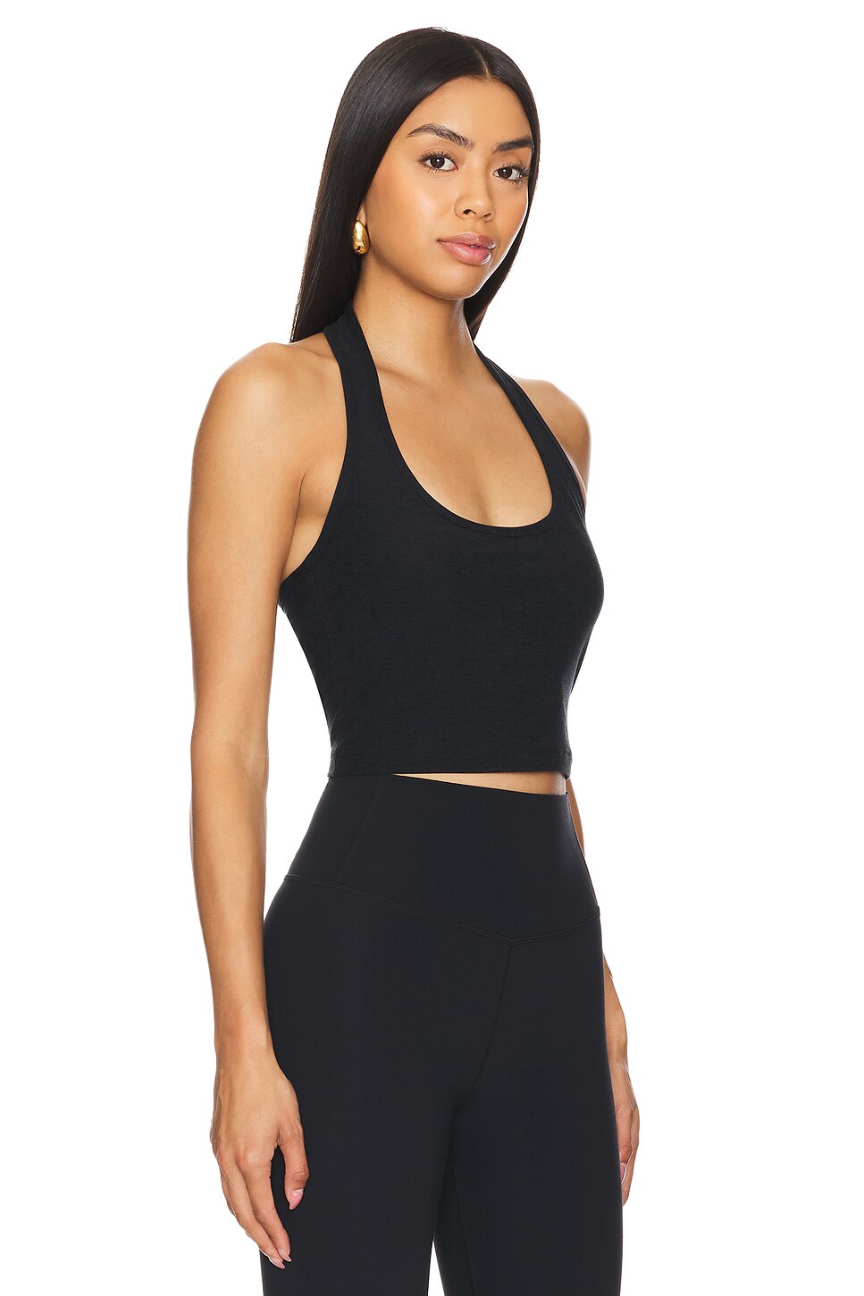 Beyond Yoga Spacedye Well Rounded Cropped Halter Tank Top thumbnail