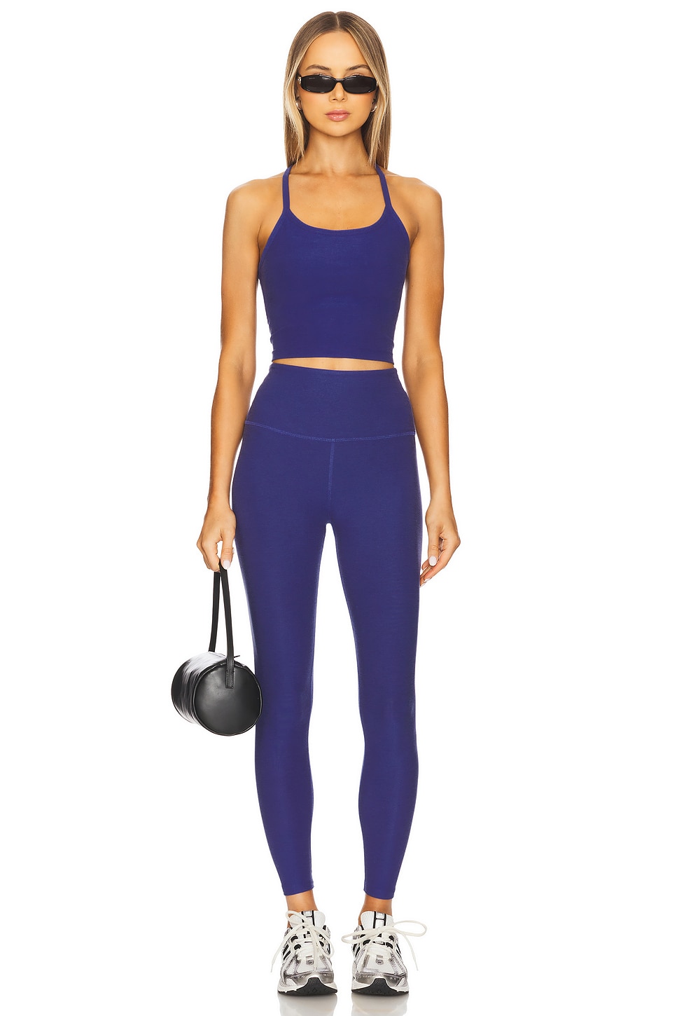 Spacedye Slim Racerback Cropped Tank Top