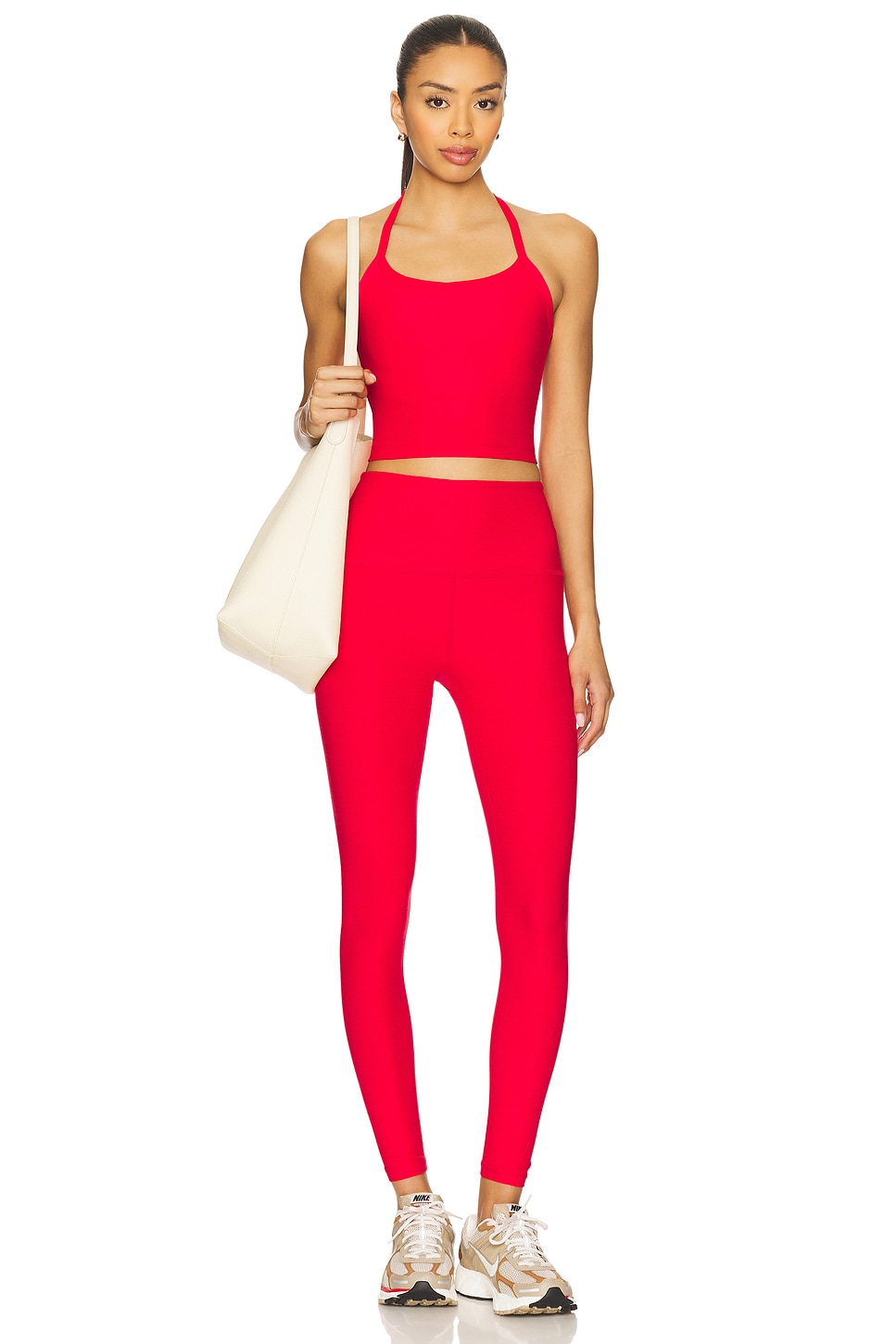 Spacedye Slim Racerback Cropped Tank Top