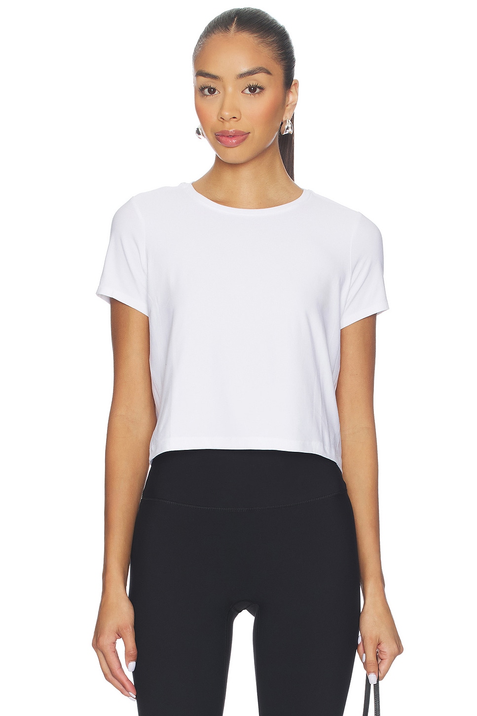 Beyond Yoga Featherweight Supreme Cropped Tee