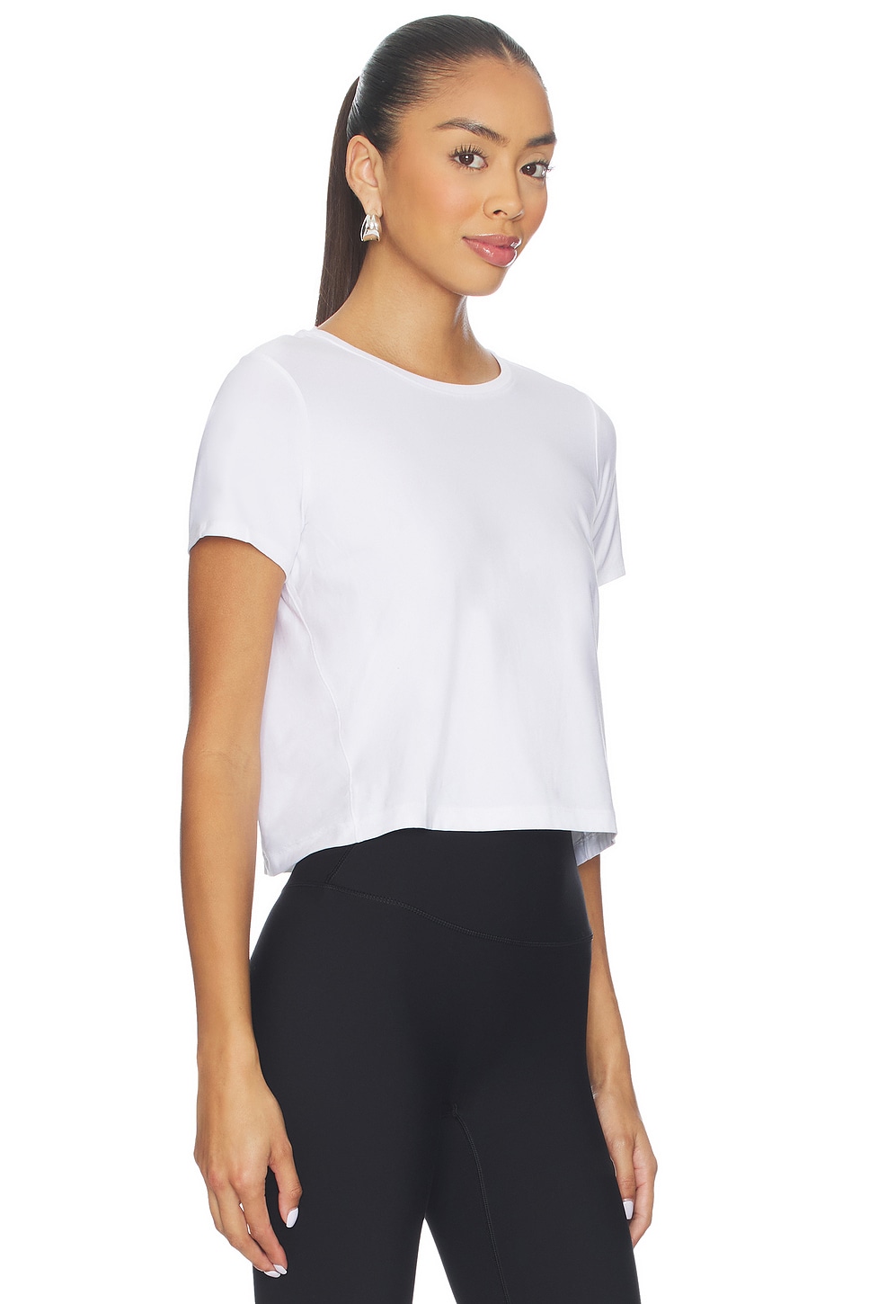 Beyond Yoga Featherweight Supreme Cropped Tee