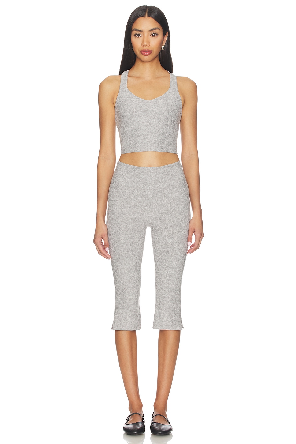 Beyond Yoga Spacedye Tank Top in Silver Mist | REVOLVE