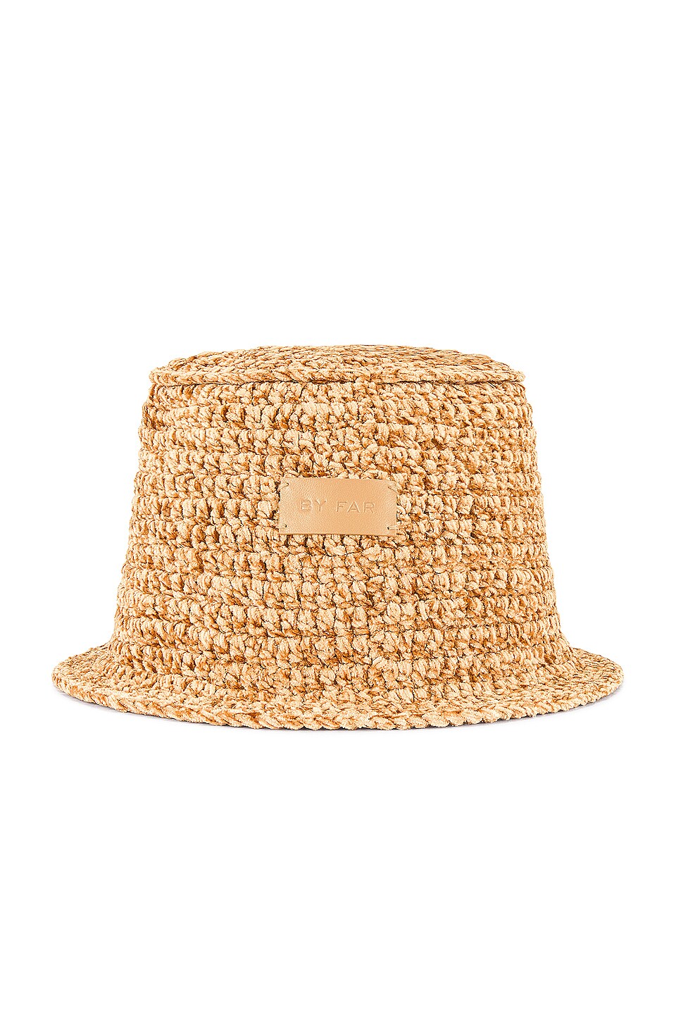 BY FAR Robbie Hat in Tan
