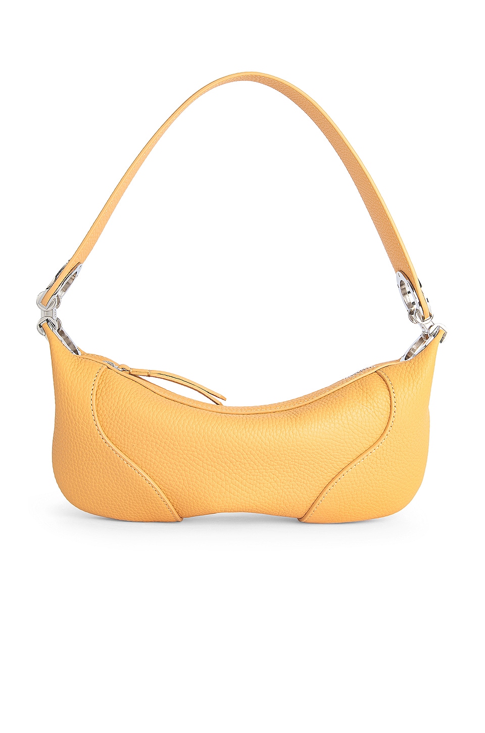 BY FAR Mini Amira Shoulder Bag in Biscuit | REVOLVE