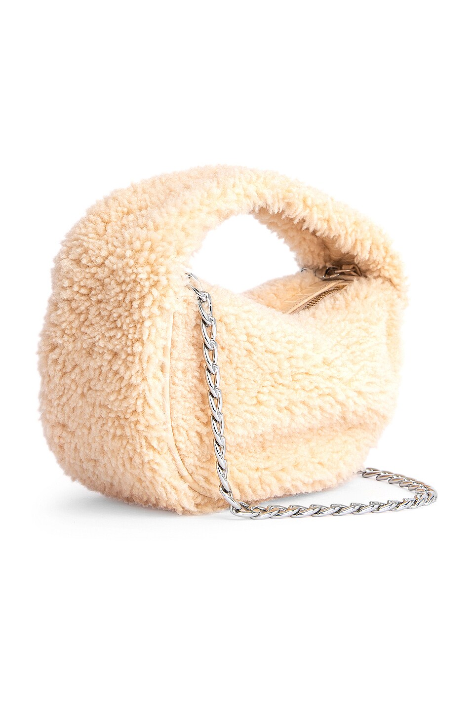 BY FAR Baby Cush Shoulder Bag in Sable
