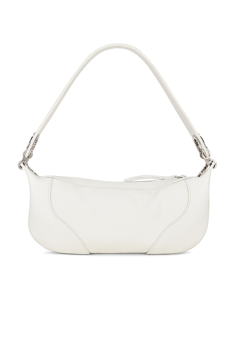 BY FAR Mini Amira Bag in White