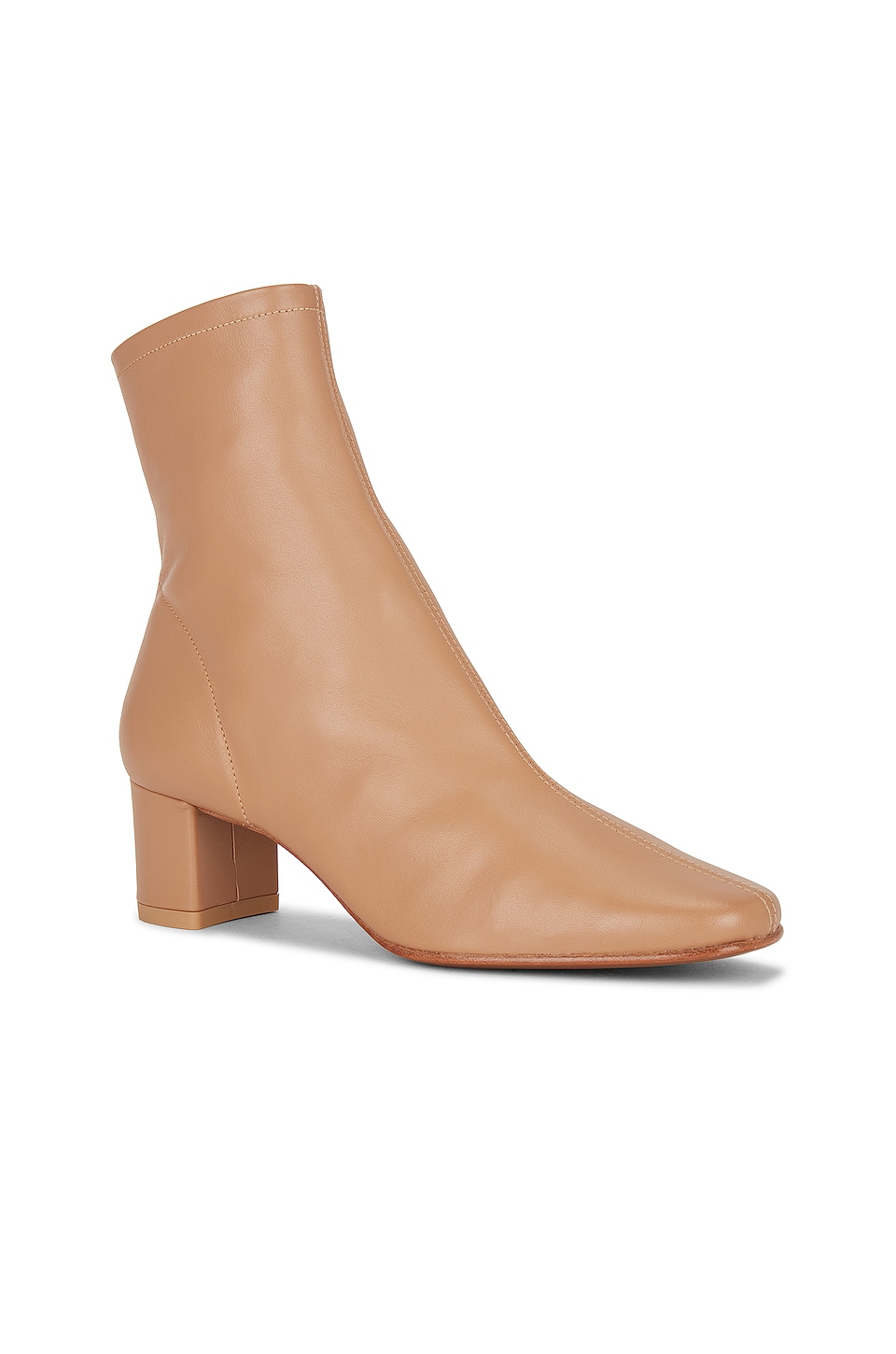 BY FAR Sofia Bootie in Nude