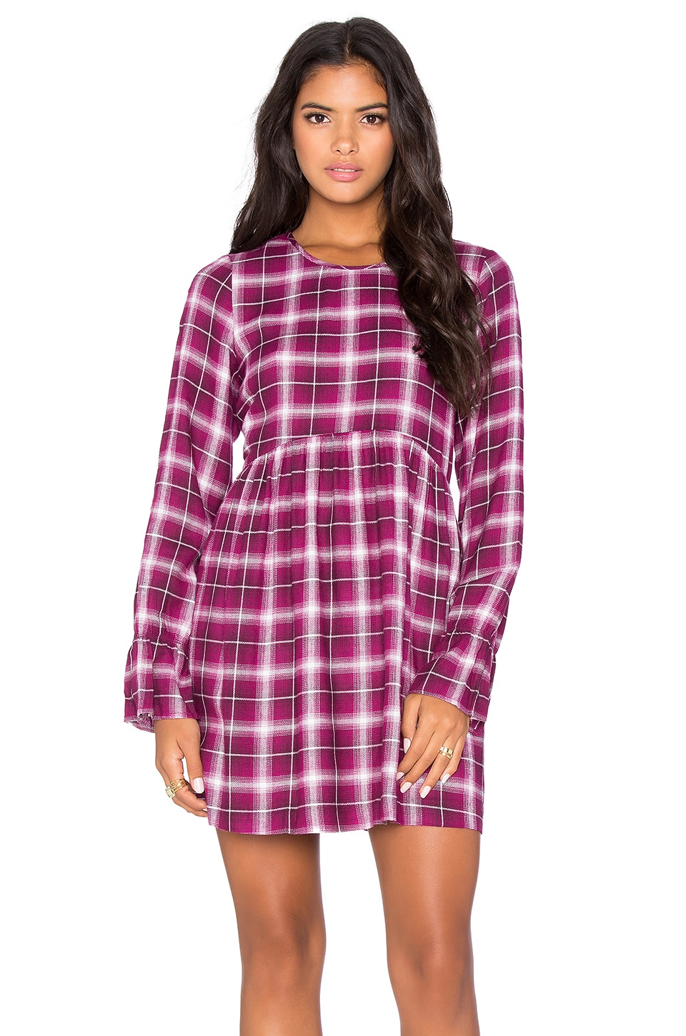 revolve plaid dress