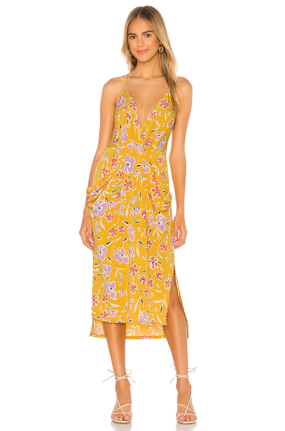 bcbgeneration yellow dress