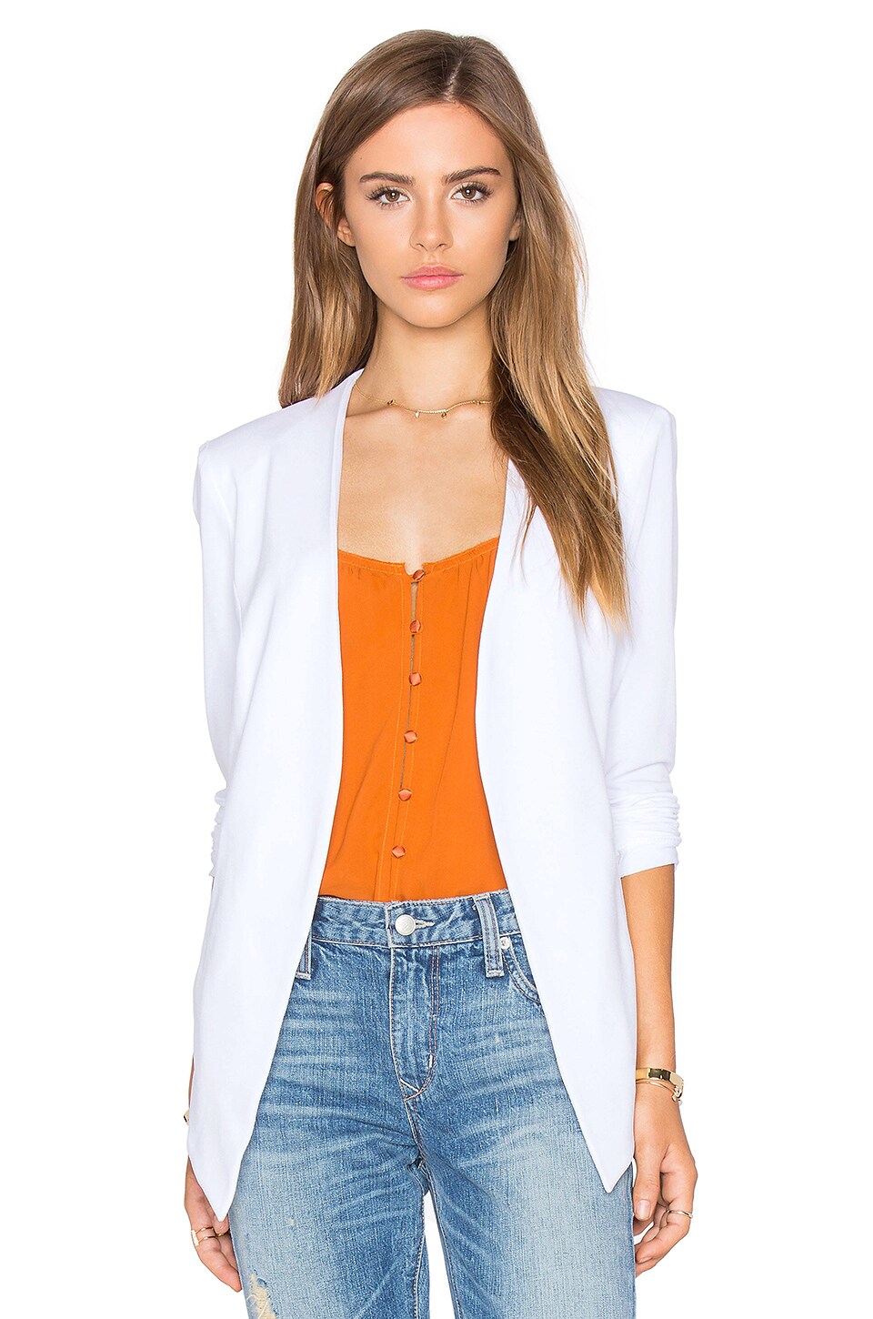 bcbg white blazer