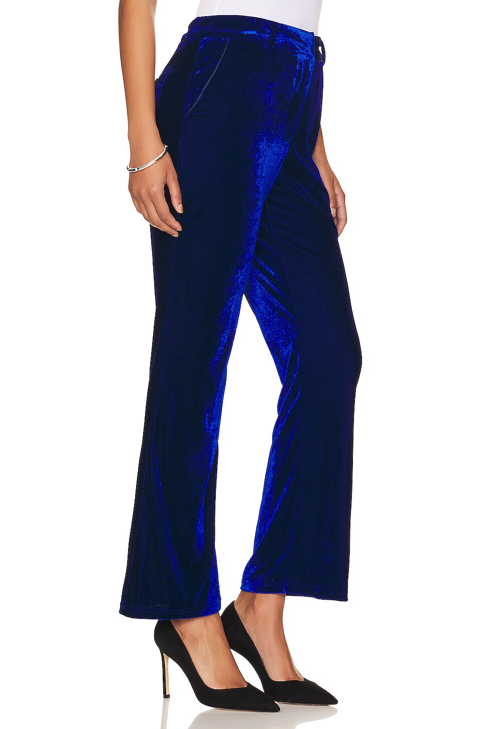 BCBGeneration Velvet Pant in Mazarine Blue