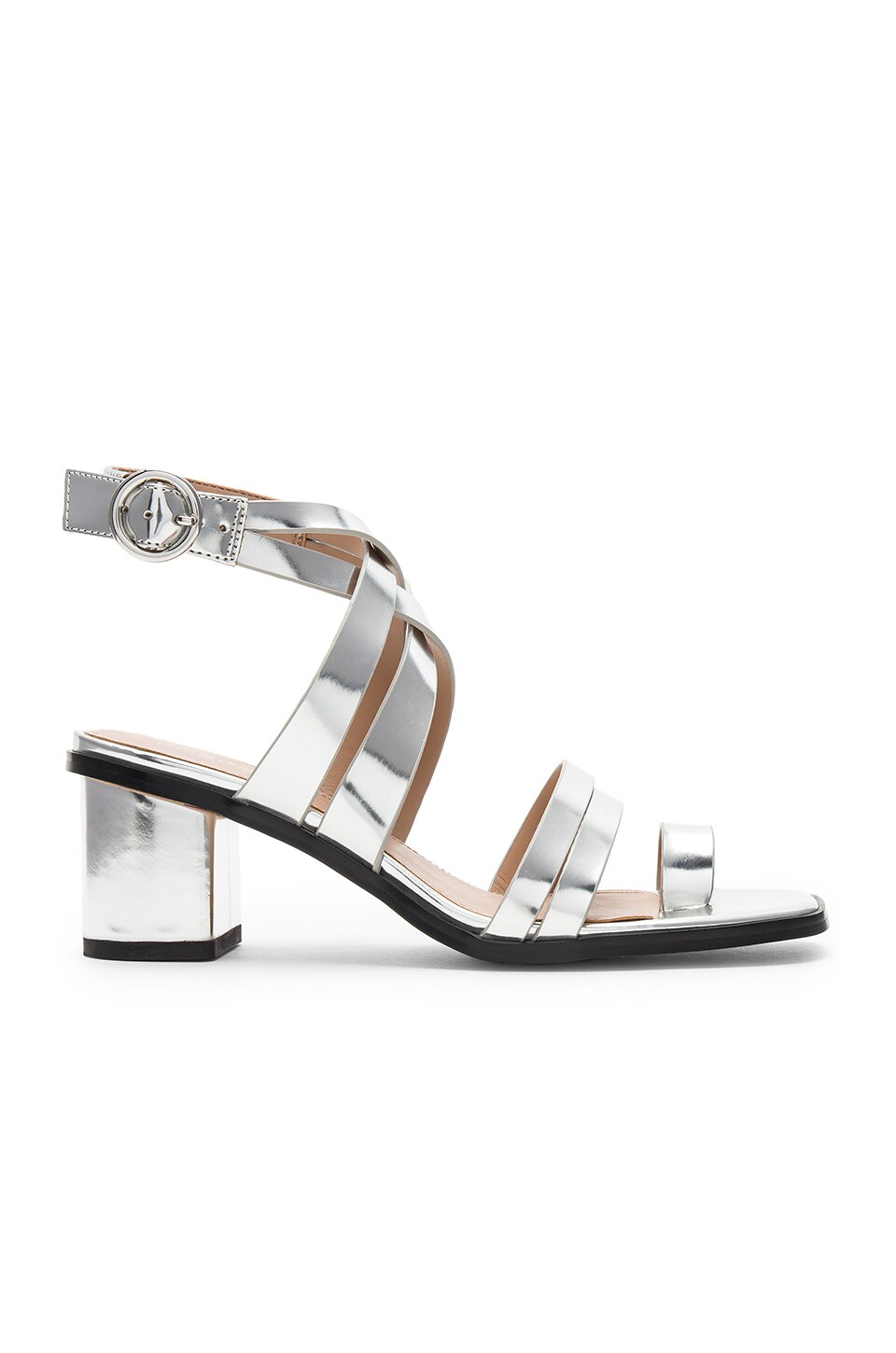 BCBGeneration Erica Sandal in Silver | REVOLVE