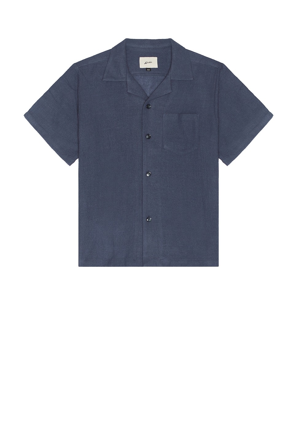 Bather Wool Gauze Camp Shirt in Steel | REVOLVE