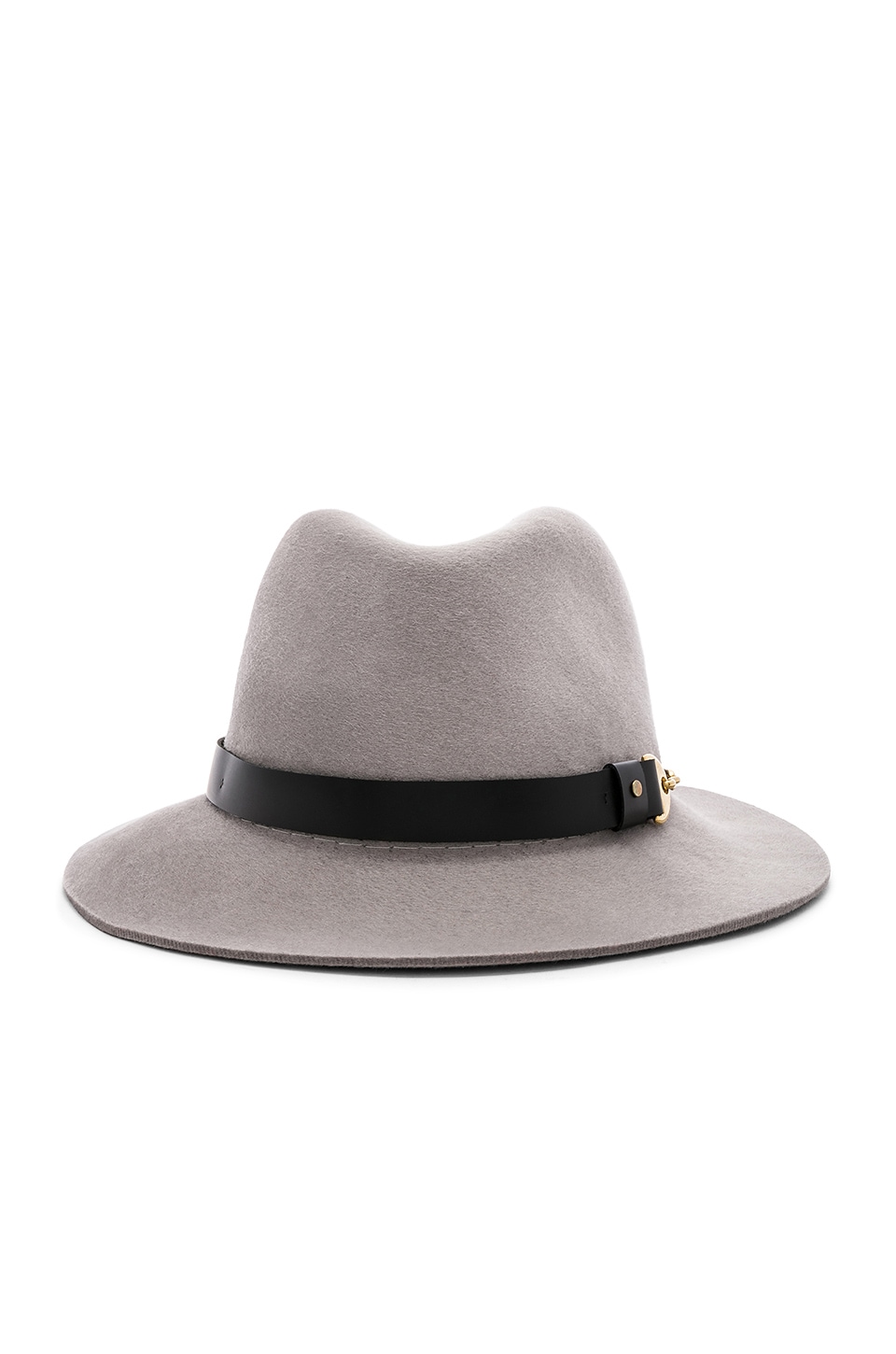 Bijou Van Ness Sunset Boulevard Hat in Silver & Black