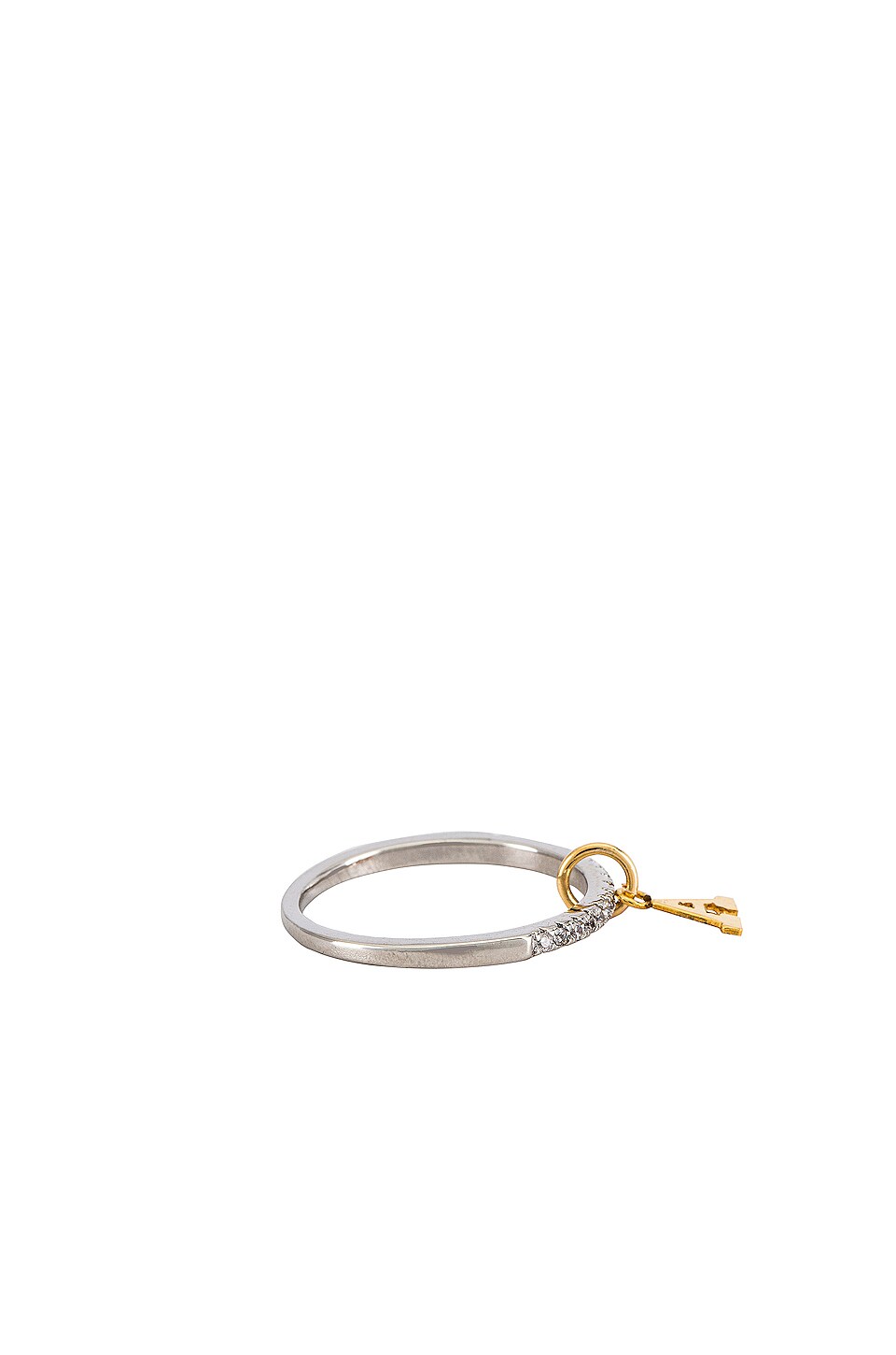 BONBONWHIMS Tinker Bell Initial Ring in Silver