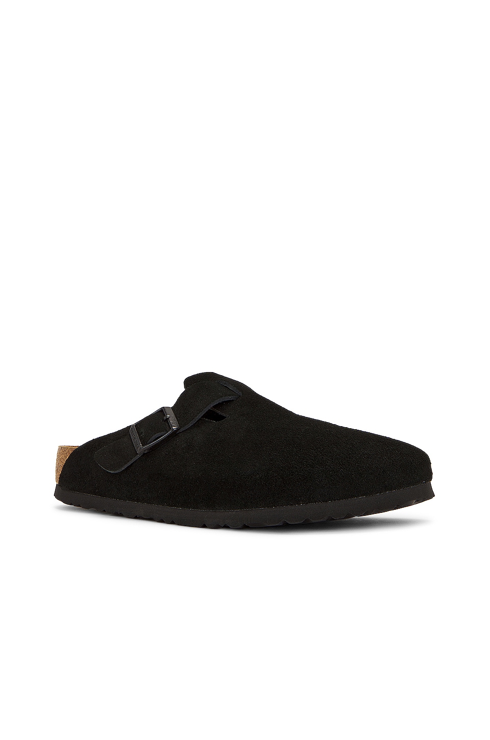 BIRKENSTOCK Boston Soft Footbed in Black