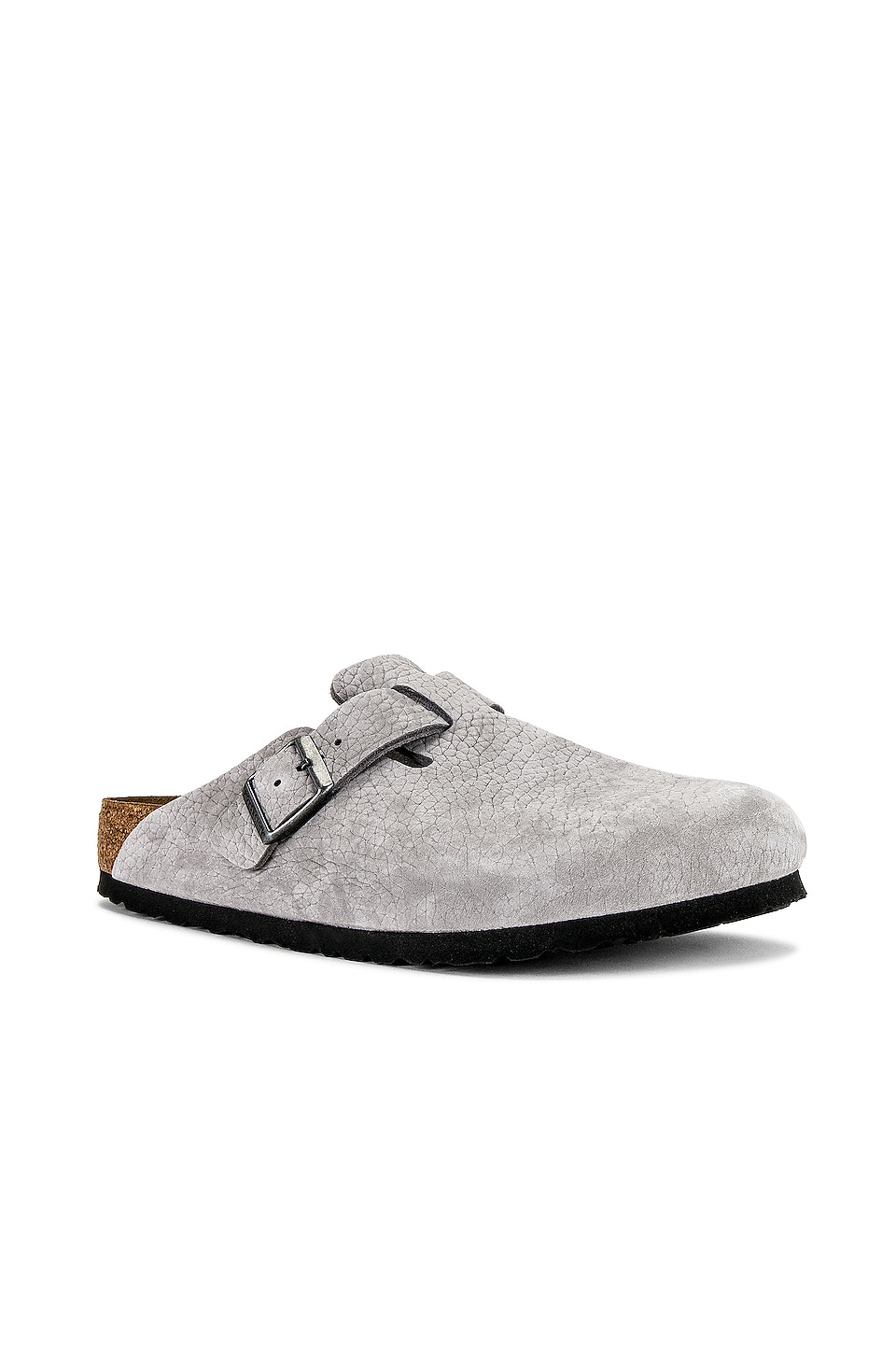 BIRKENSTOCK Boston in Desert Dust & Whale Gray
