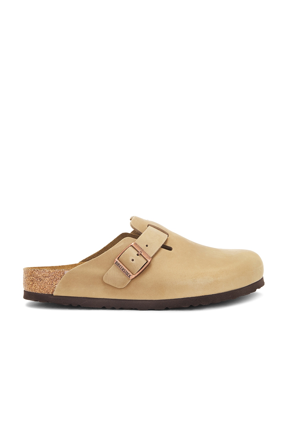 BIRKENSTOCK Boston ダークブラウン 37（23.5～24cm） BIRKENSTOCK BOSTON SOFT FOOTBED OILED LEATHER WOMEN N
