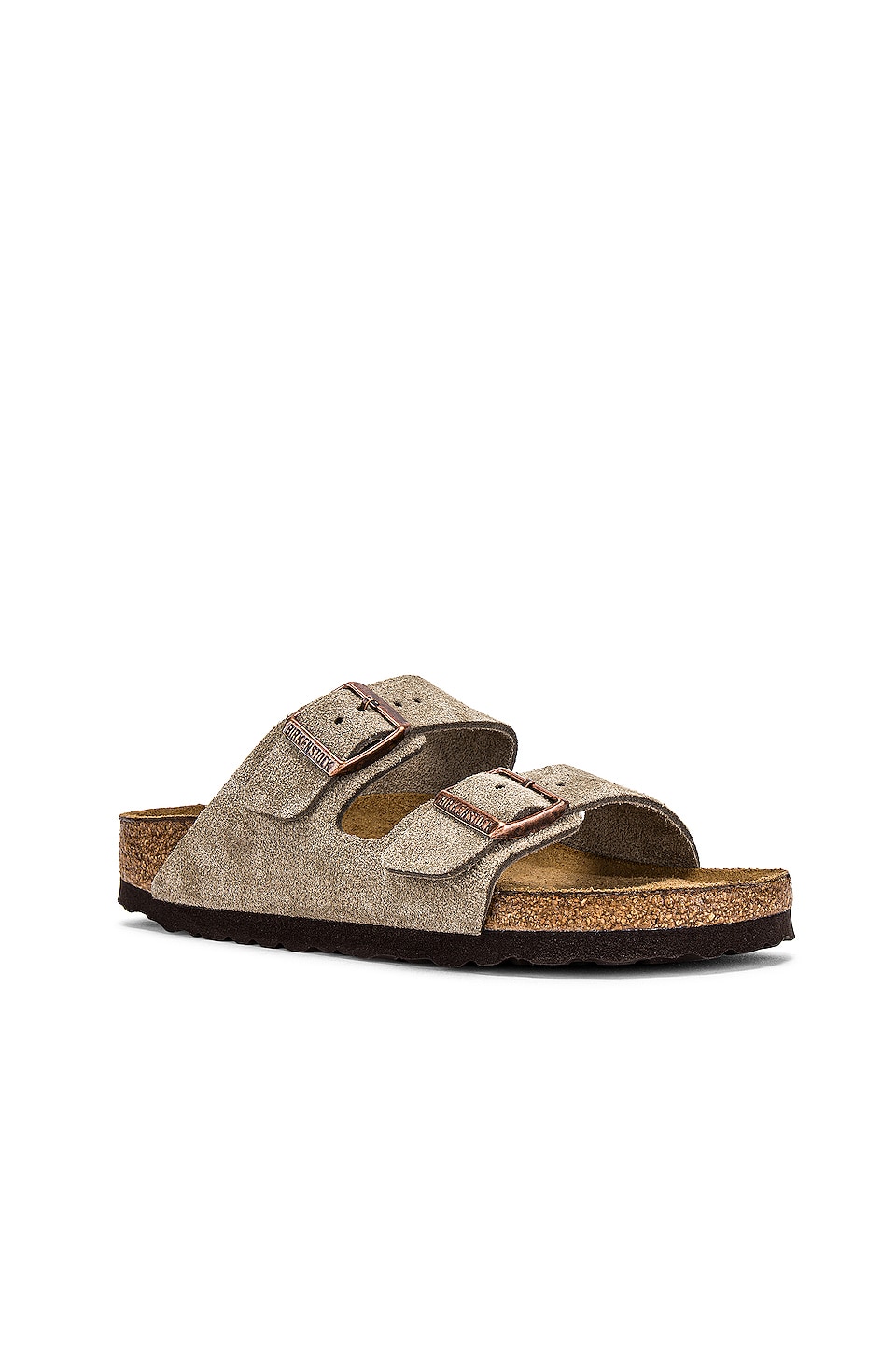 BIRKENSTOCK Arizona Soft Footbed Sandal in Taupe