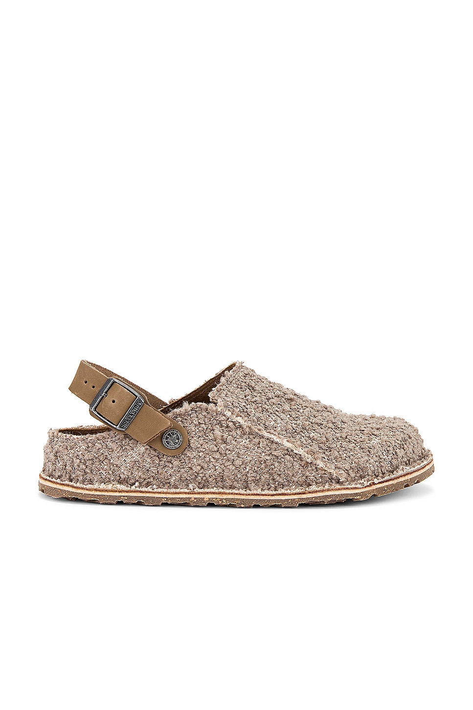 BIRKENSTOCK Lutry 365 Boucle Sling Back in Gray Taupe | REVOLVE BIRKENSTOCK Lutry 365 Boucle Sling Back in Gray Taupe | REVOLVE