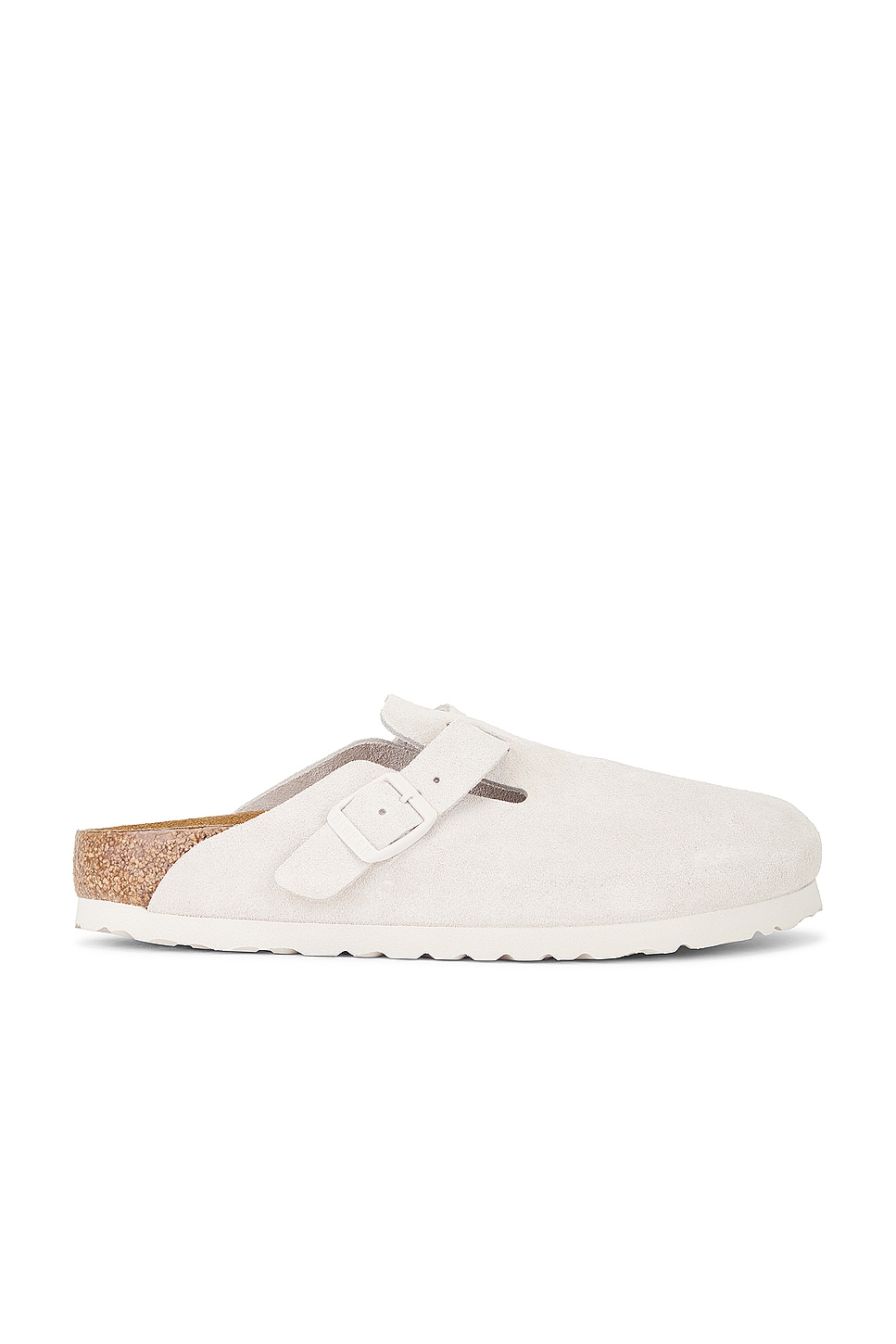 BIRKENSTOCK Boston Soft Footbed Clog in Antique White | REVOLVE