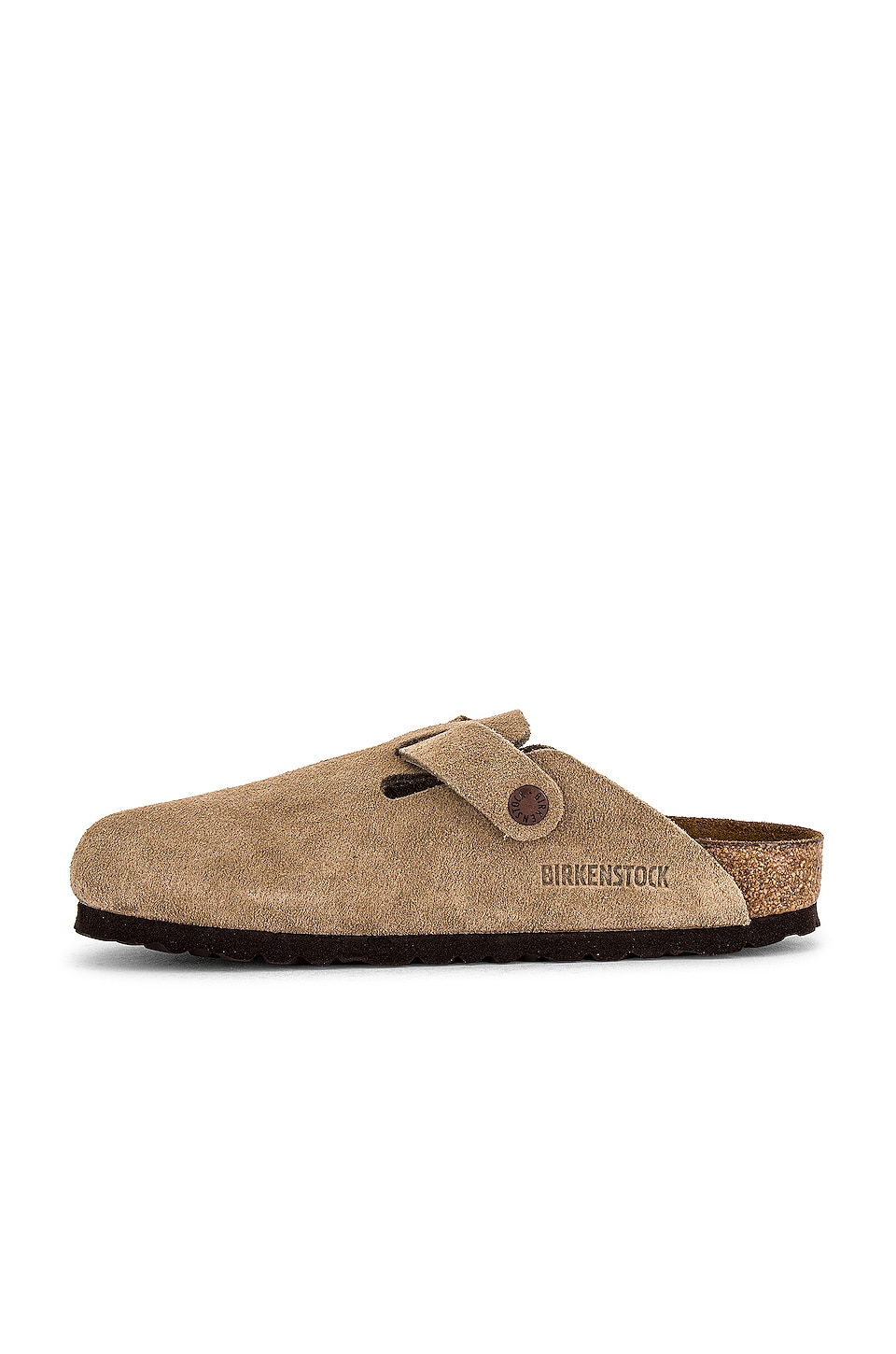 BIRKENSTOCK Boston Soft Footbed Clog in Taupe | REVOLVE