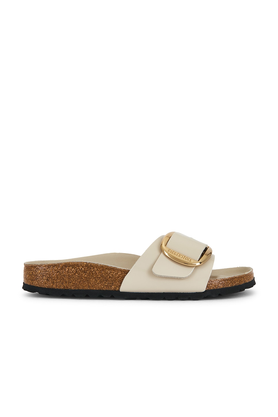 Madrid Big Buckle High Shine Sandal