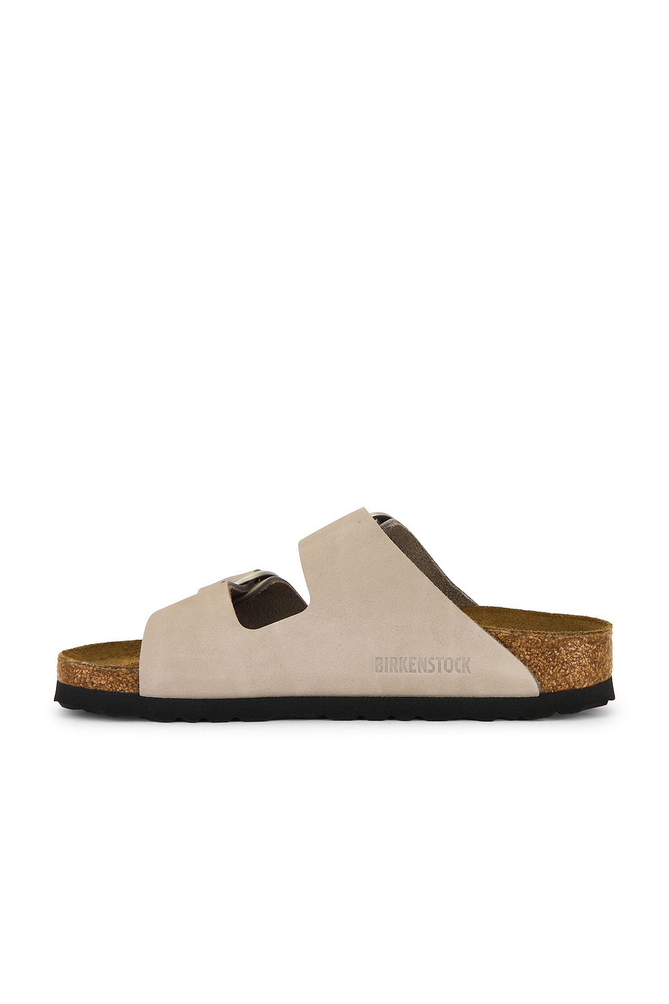 BIRKENSTOCK Arizona Big Buckle Sandal in Stone Coin Nubuck  display picture 1