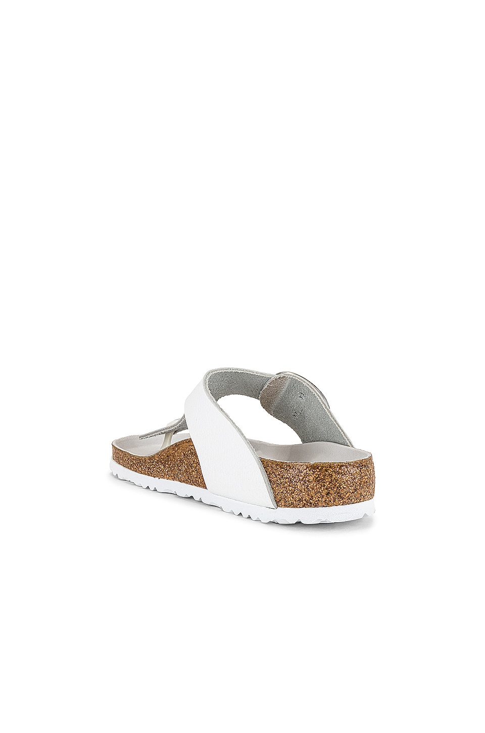 gizeh big buckle birkenstock white