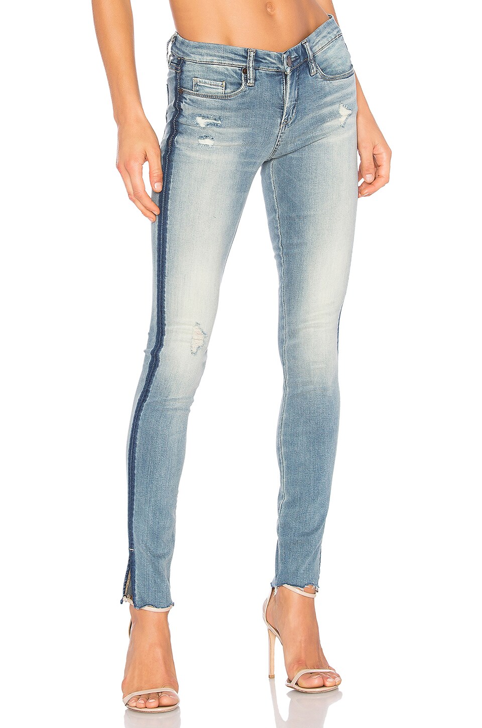 jeans with line on side