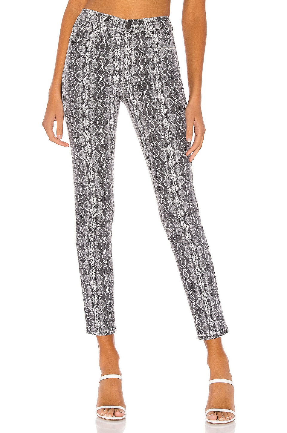 view 1 of 4 Reade Skinny Crop in Snake Along