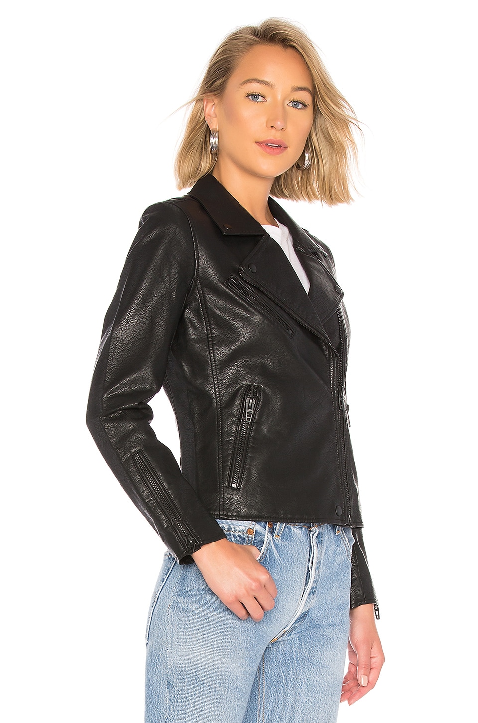 BLANKNYC Clean Moto Jacket in Onyx Black REVOLVE