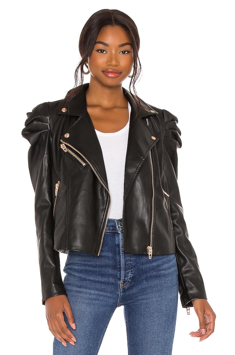 BLANKNYC Faux Leather Jacket in Lonestar | REVOLVE