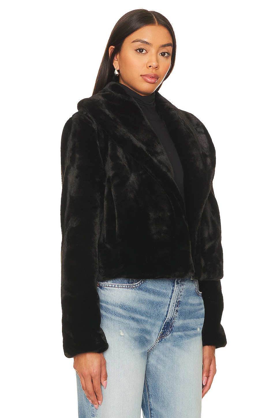 BLANKNYC Faux Fur Jacket