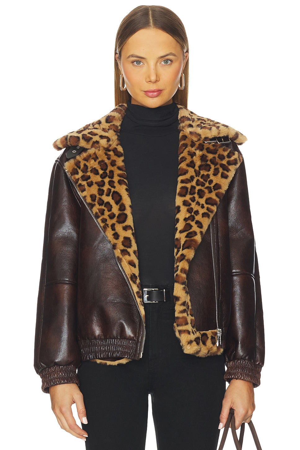 Faux Leather Jacket - thumbnail 2