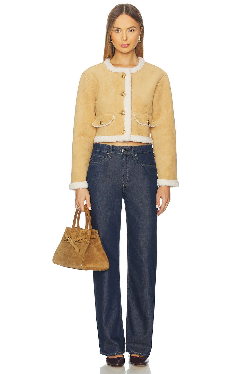 BLANKNYC Cropped Jacket in Ahead Of The Clouds | REVOLVE