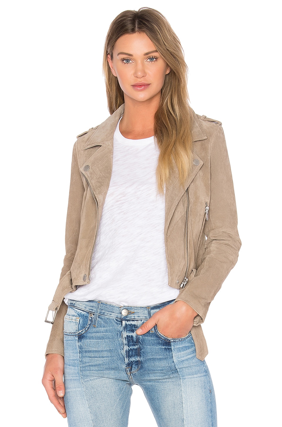 Revolve Women Clothing Jackets Leather Jackets American Woman Jacket in Tan,Pink. 