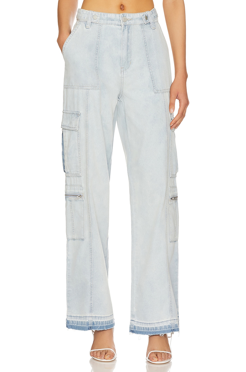 BLANKNYC Franklin High Rise Cargo Pant in Call My Name | REVOLVE