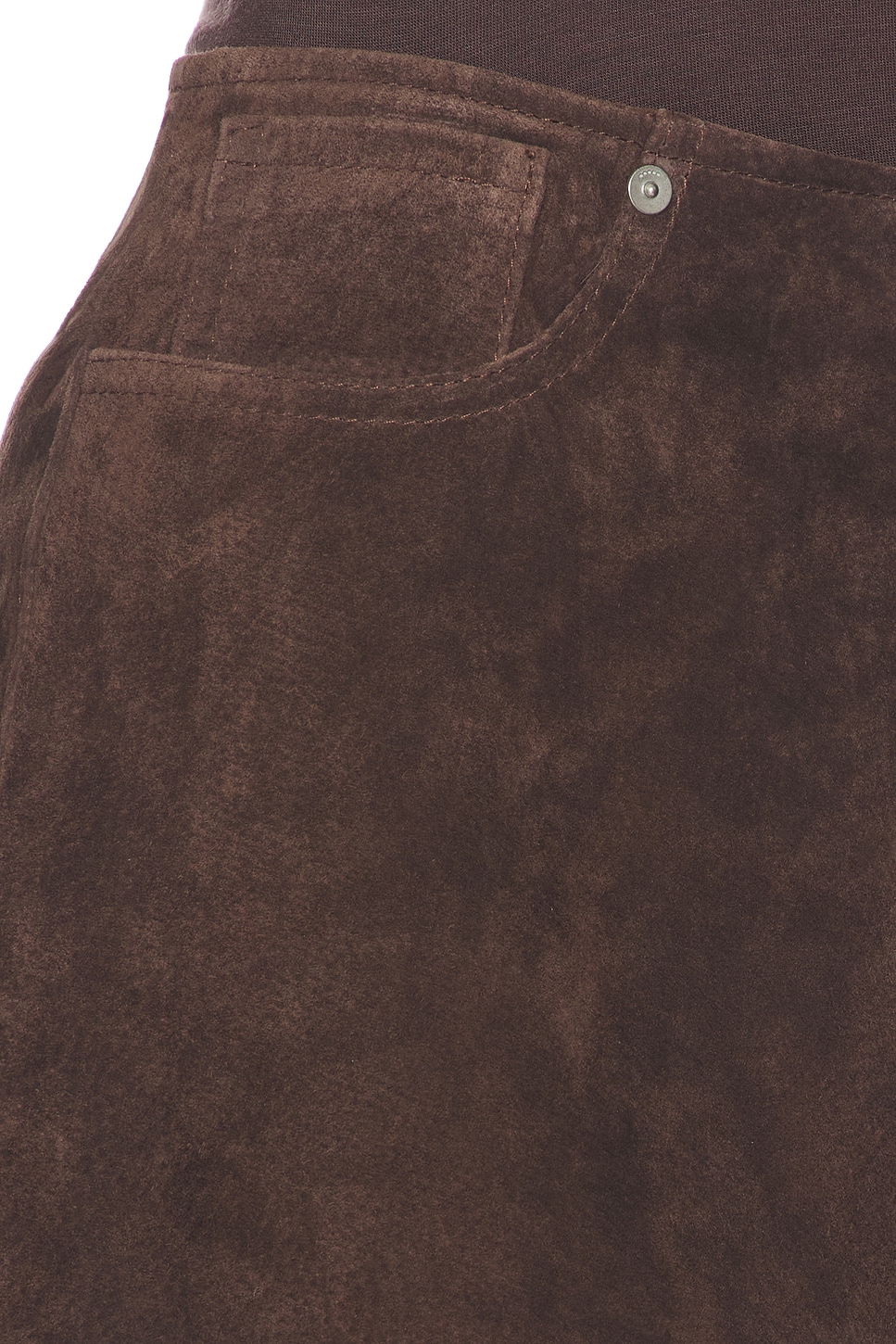 Faux Suede Mini Skirt