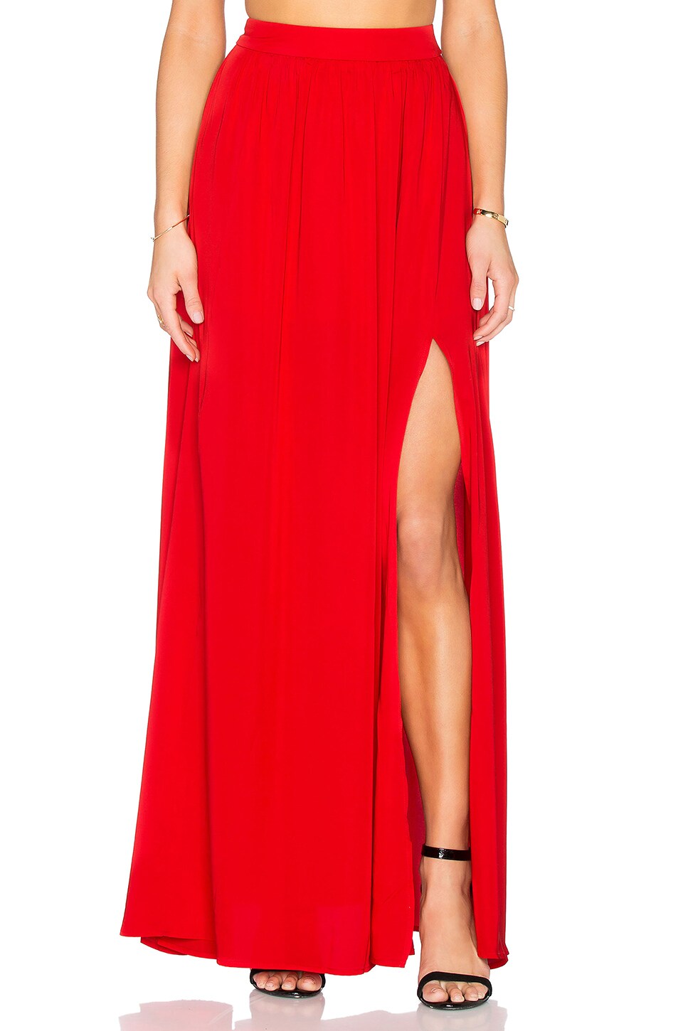 Revolve red skirt Clearance